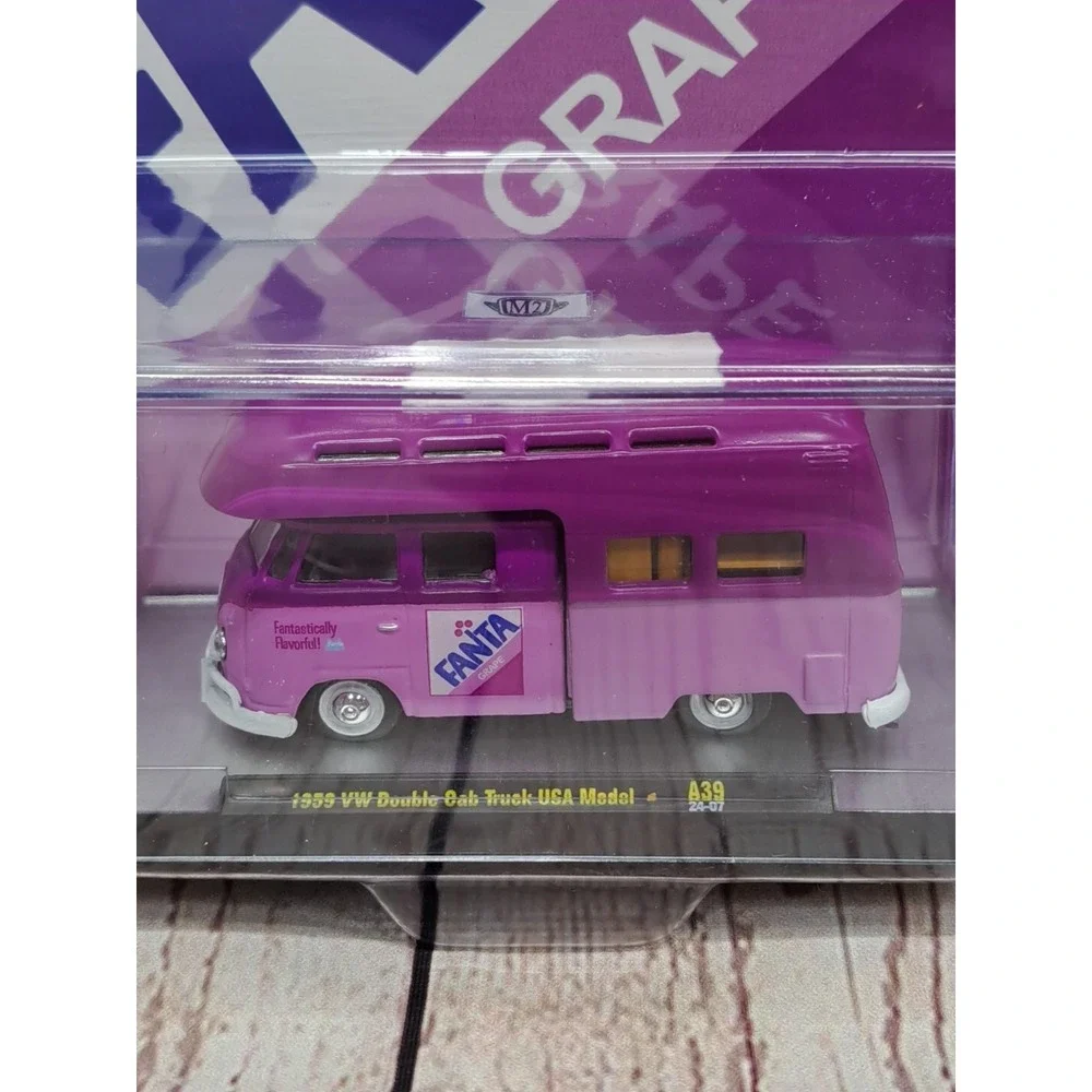 NIB M2 Machines Grape Fanta 1959 VW Double Cab Truck Collectors Edition